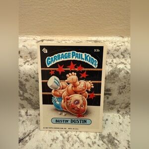 Garbage Pail Kids Bustin' Dustin Trading Card